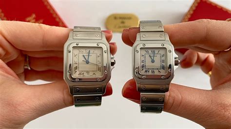 cartier santos 100 women|cartier santos size chart.